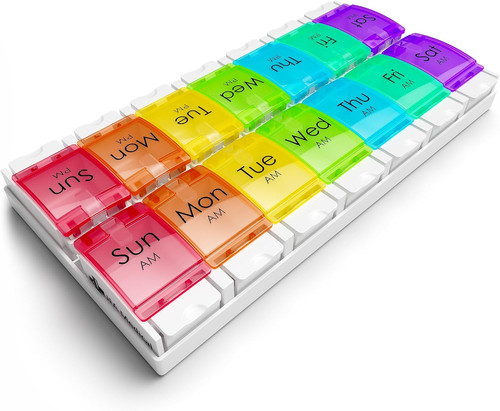 Weekly pill box - pill,