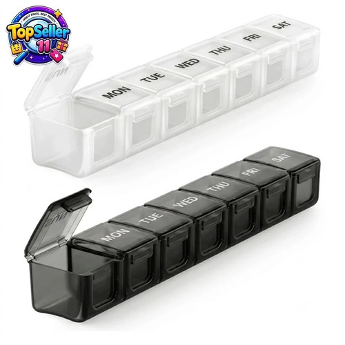 Large day pill - large, case