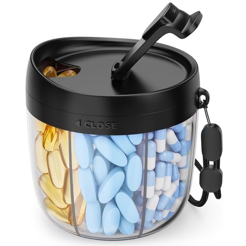 Pill dispenser with large - pill, 7