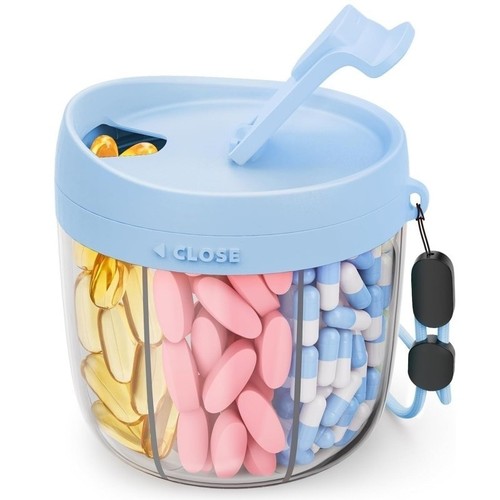 Portable pill box 7 - portable,