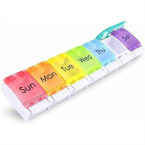 Pill organiser day weekly - pill,