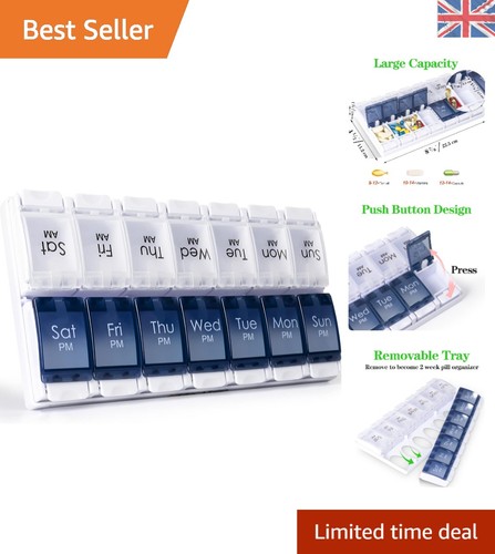 Bpa free weekly pill box - bpa,