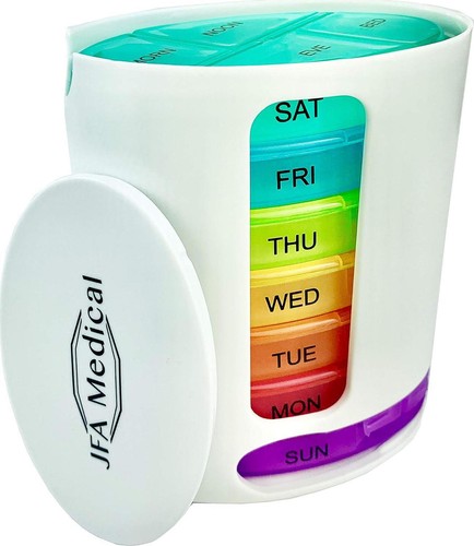Weekly oval pill box - weekly,