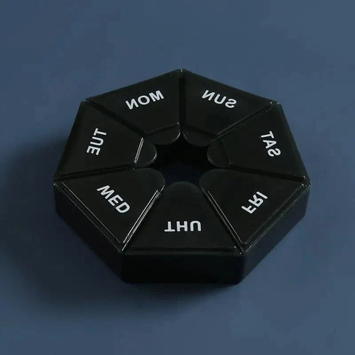 Day pill round box one - box,