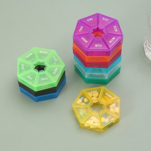 Day pill round box one - pill,