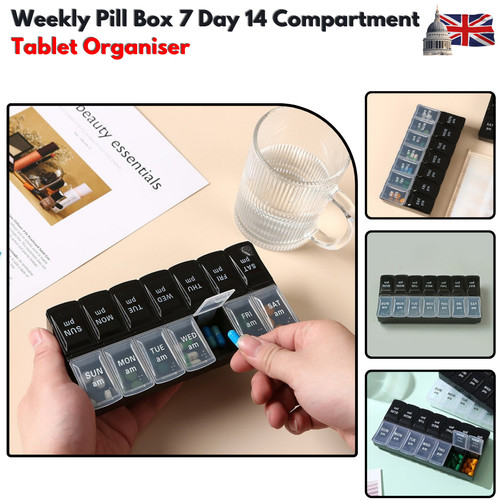 Weekly pill box day - 7, 14