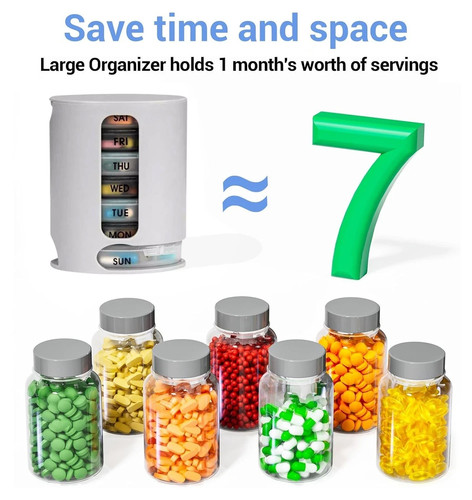 Weekly pill organizer extra - pill,