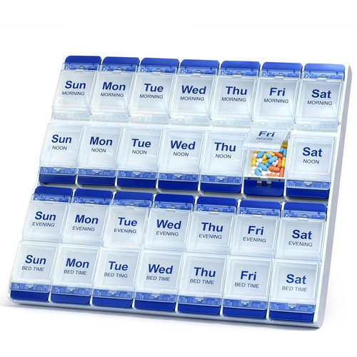Day pill organizer times a - 7,