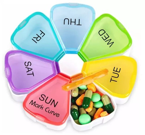 7day portable weekly - pill, box