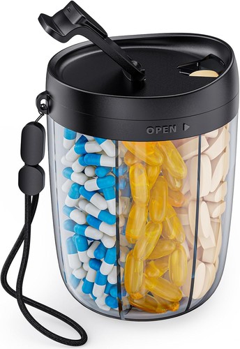 Auvon pill dispenser - holds, 1