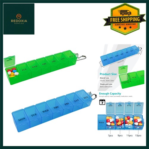 Weekly pill dispenser - weekly,