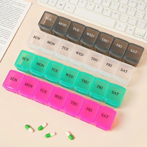 Day pill dispenser medicine - day,