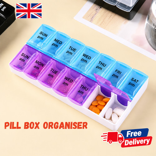 Weekly daily pill box - weekly,